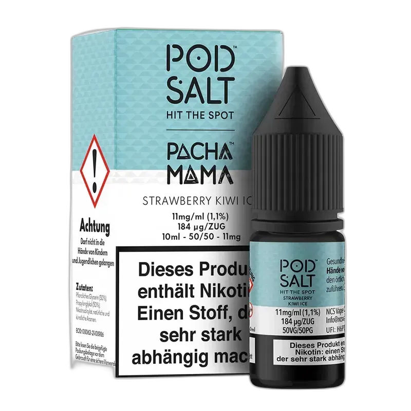 Liquid Strawberry Kiwi Ice - Pod Salt Fusion Nikotinsalz 11mg