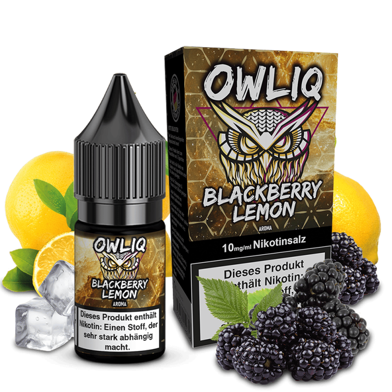 OWLIQ Nikotinsalz - Blackberry Lemonade - 10ml Liquid 10mg  C