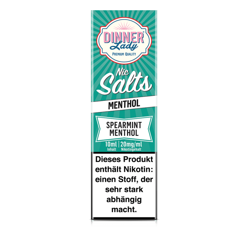 Liquid Spearmint Menthol - Dinner Lady Nikotinsalz 20mg