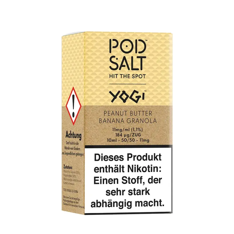 Liquid Peanut Butter Banana Granola - Pod Salt Fusion Nikotinsalz 11mg