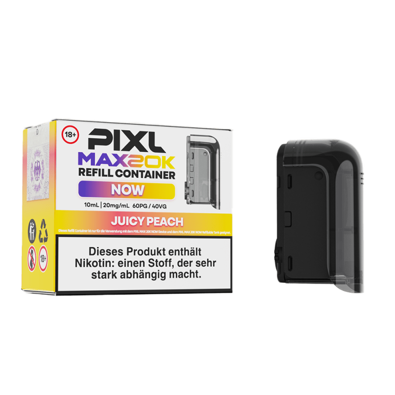 PIXL MAX 20K Juicy Peach Liquid-Pod 10 ml - 20 mg Nikotinsalz