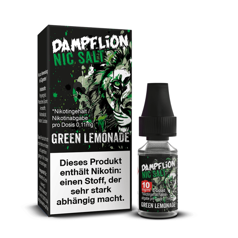 Dampflion Intense Nikotinsalz - Green Lemonade- 10ml Liquid 10mg  C