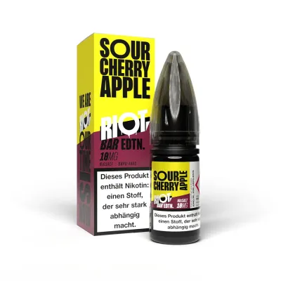 Liquid Sour Cherry Apple - RIOT BAR EDTN Nikotinsalz