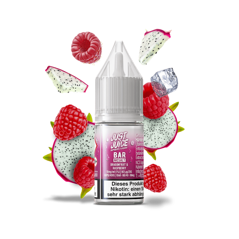 Liquid Dragonfruit & Raspberry - Just Juice Bar Nikotinsalz 10mg