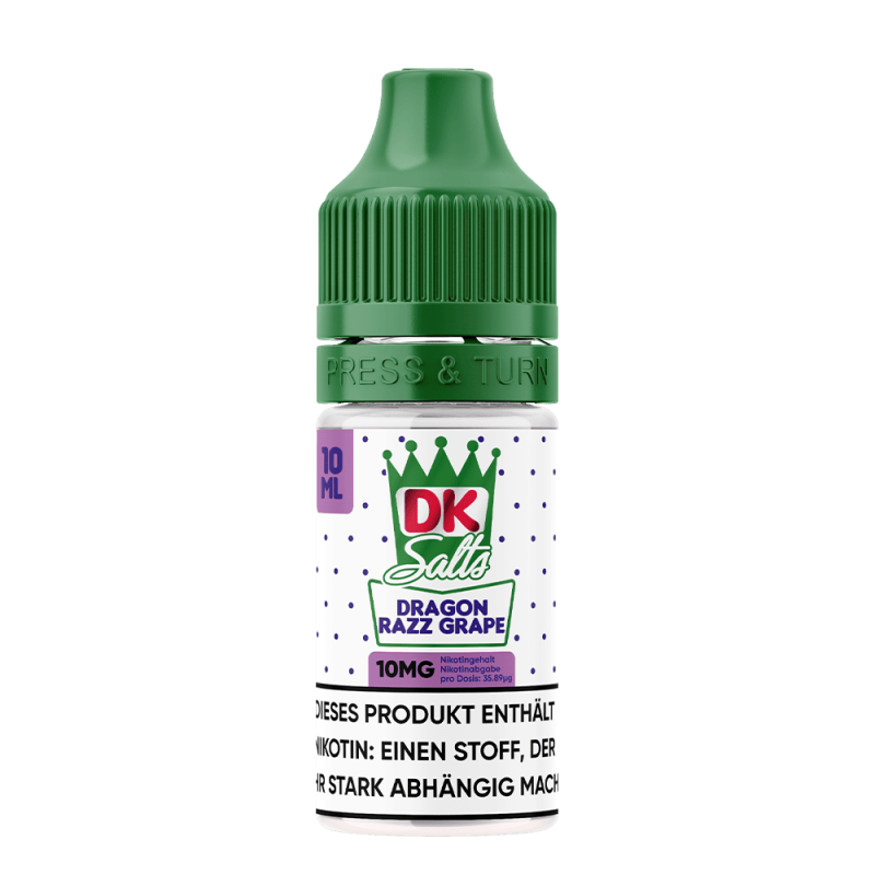 DK Salts Nikotinsalz - Dragon Razz Grape - Liquid 10mg 10ml  C