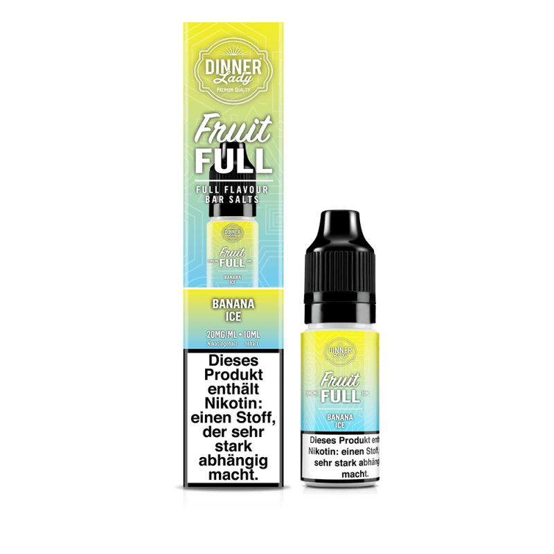 Liquid Banana Ice - Dinner Lady Fruit Full Nikotinsalz 20mg
