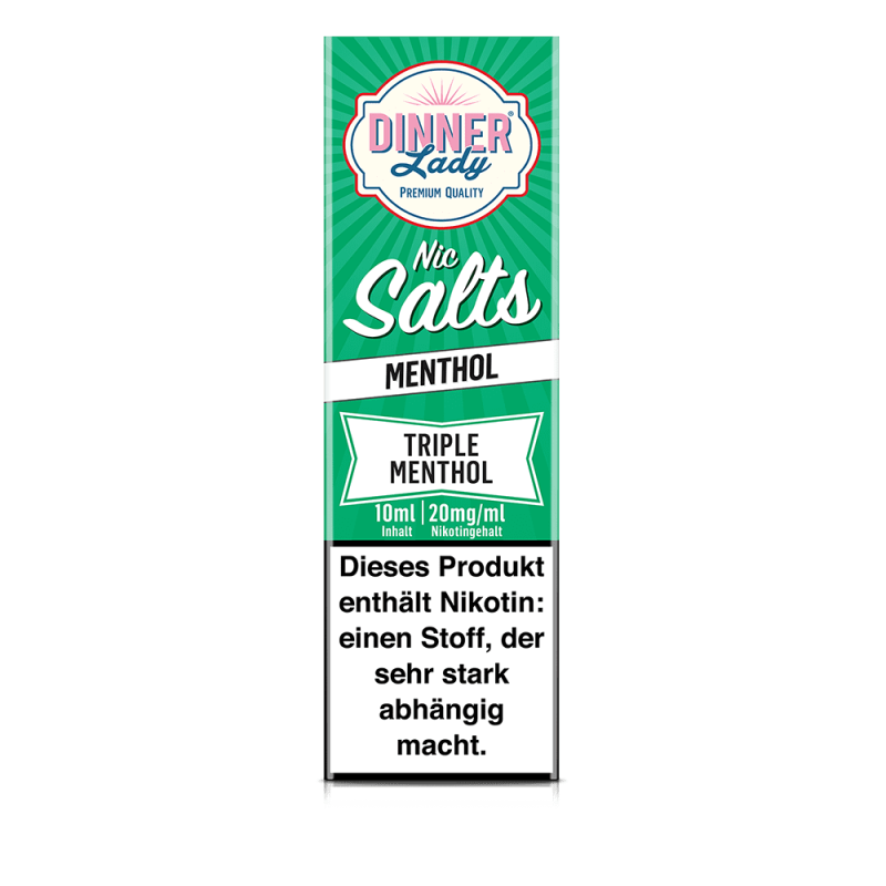 Liquid Triple Menthol - Dinner Lady Nikotinsalz
