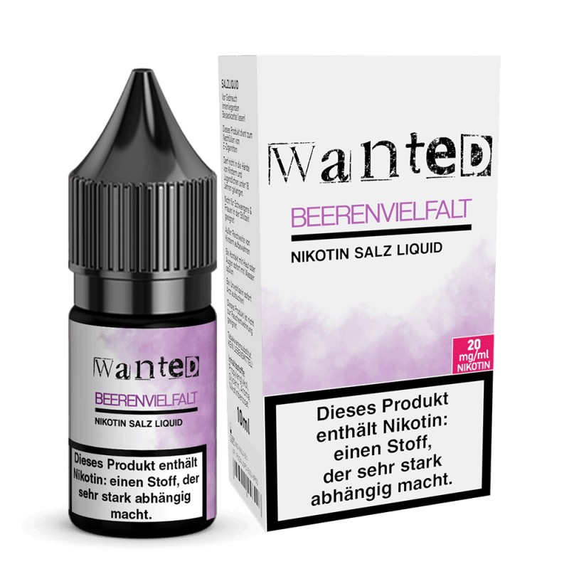 Wanted Nikotinsalz - Beerenvielfalt - Overdosed 10ml Liquid 20mg