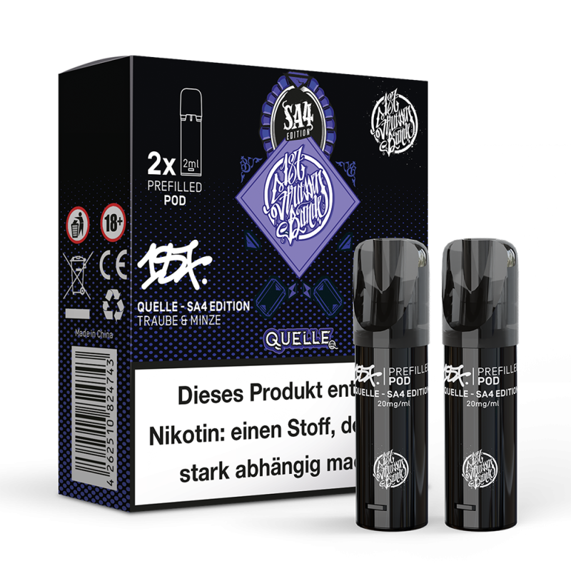 2x 187 Strassenbande Einweg Pod Quelle SA4 Edition 20mg Nikotinsalz 2ml