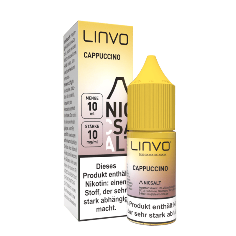 Linvo Nikotinsalz - Cappuccino - Liquid 10mg 10ml