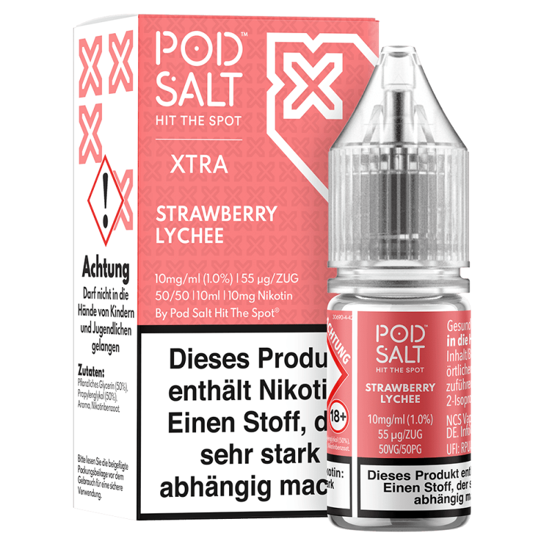 Pod Salt Xtra Strawberry Lychee Nikotinsalz Liquid