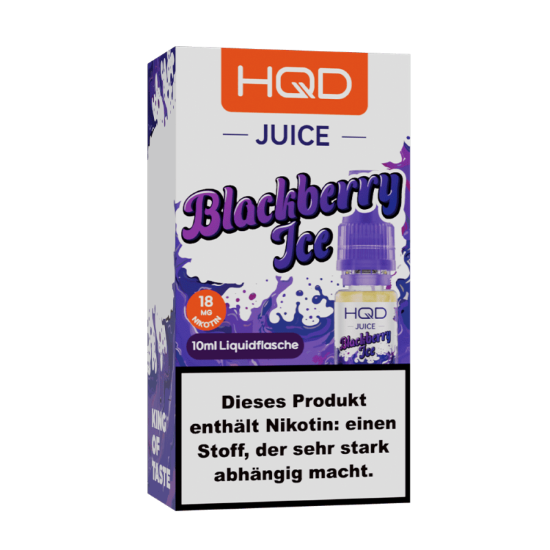 HQD Juice Nikotinsalz - Blackberry Ice - 10ml Liquid 18mg