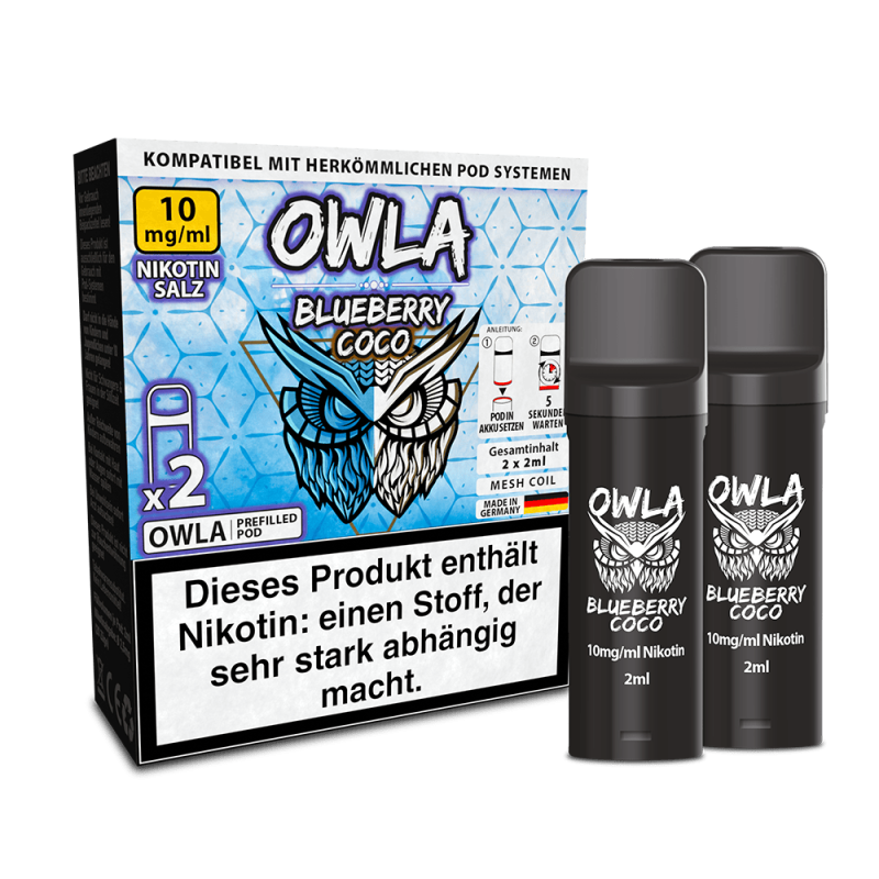 OWLA Pod - Blueberry Coco - 10mg Nikotinsalz