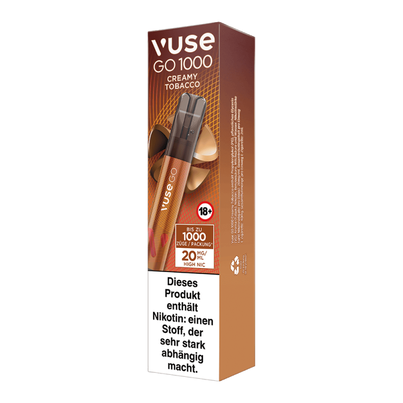 Vuse GO 1000 Creamy Tobacco 20mg