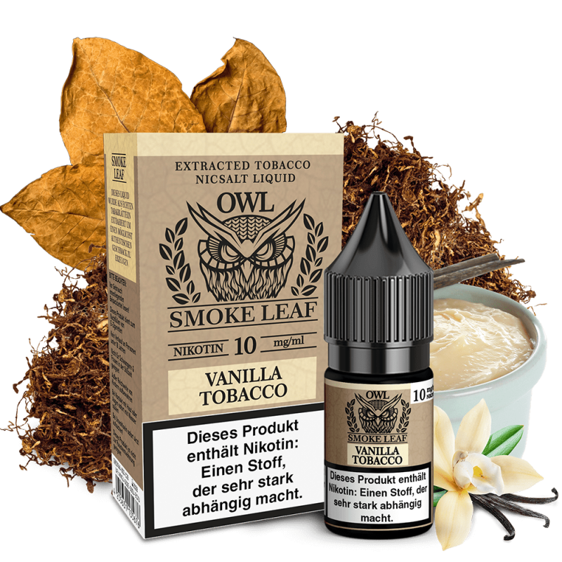 Liquid Vanilla Tobacco - OWL Smoke Leaf Nikotinsalz