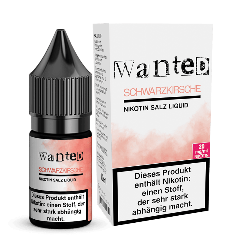 Wanted Nikotinsalz - Schwarzkirsche - Overdosed 10ml Liquid 20mg