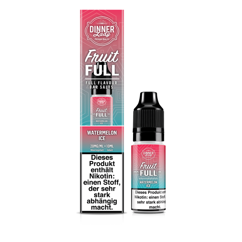 Liquid Watermelon Ice - Dinner Lady Fruit Full Nikotinsalz 20mg
