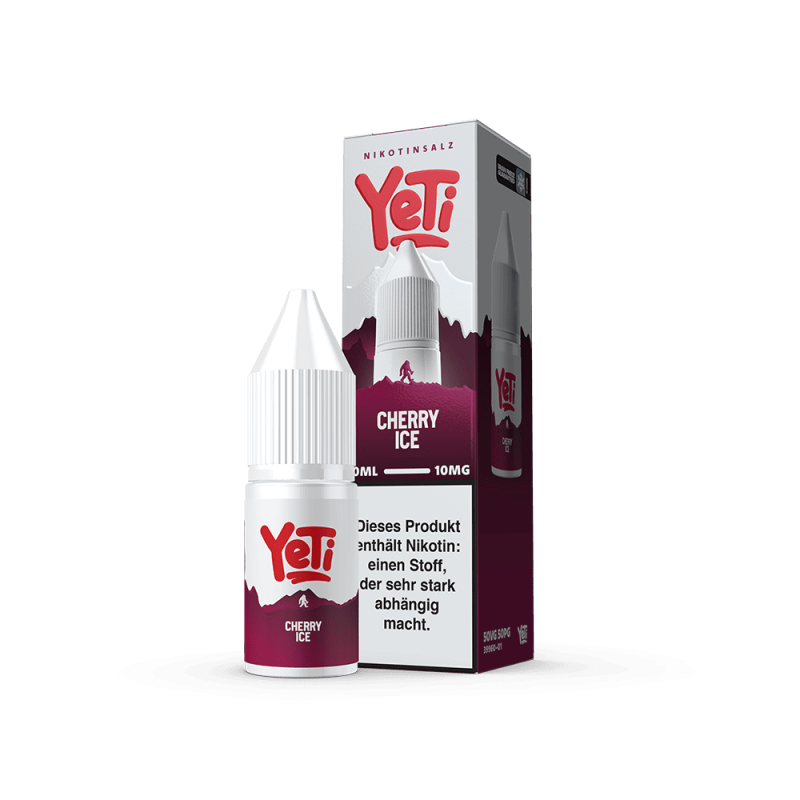 Yeti Summit Nikotinsalz - Cherry Ice - Overdosed 10ml Liquid 10mg  D