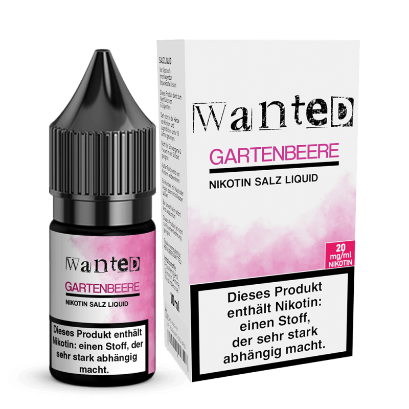 Wanted Nikotinsalz - Gartenbeere - Overdosed 10ml Liquid 20mg