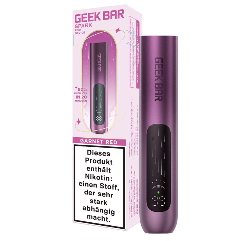 Geek Bar Spark Device Garnet Red