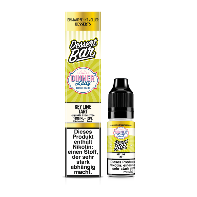 Dinner Lady Nikotinsalz Key Lime Tart 50/50 10ml Liquid 10mg