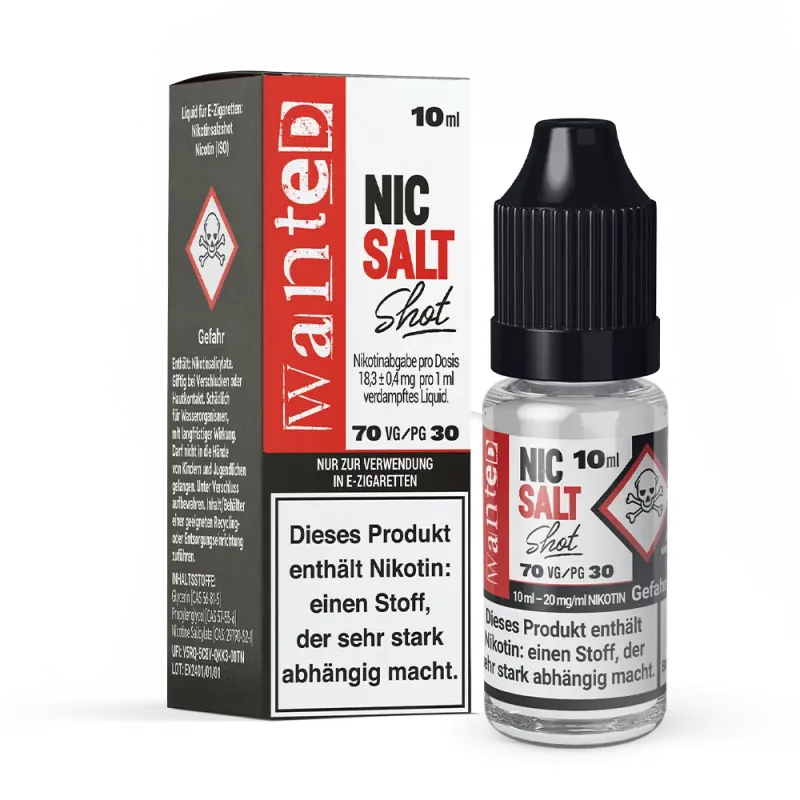 Nikotinsalz Shot - Wanted 20mg