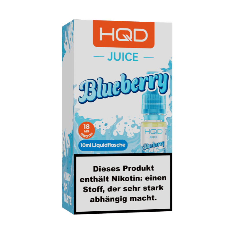 HQD Juice Nikotinsalz - Blueberry - 10ml Liquid 18mg