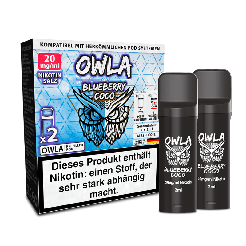 OWLA Pod - Blueberry Coco - 20mg Nikotinsalz