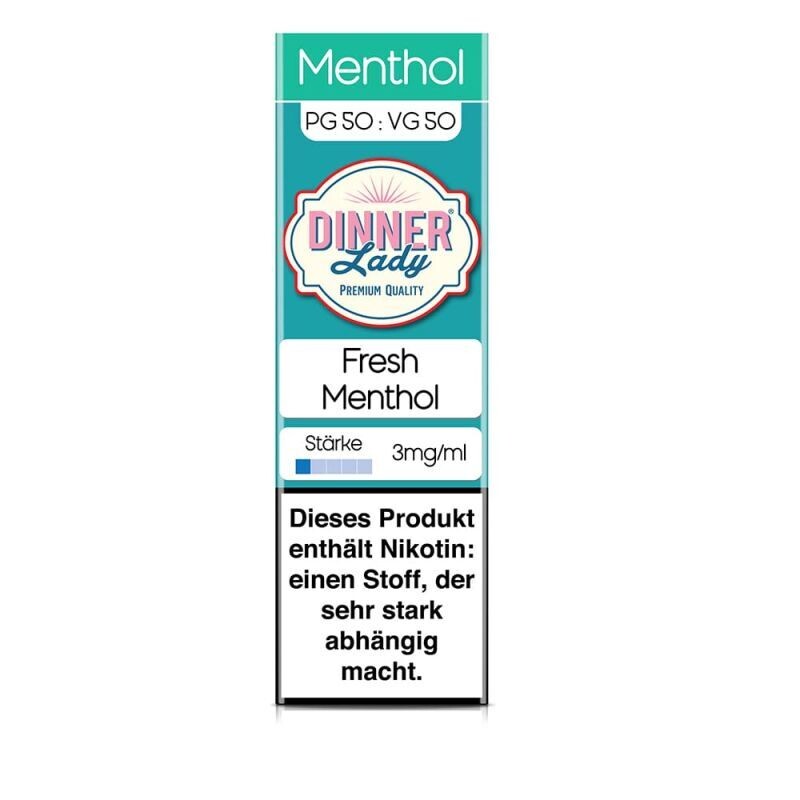 Liquid Fresh Menthol - Dinner Lady 3mg