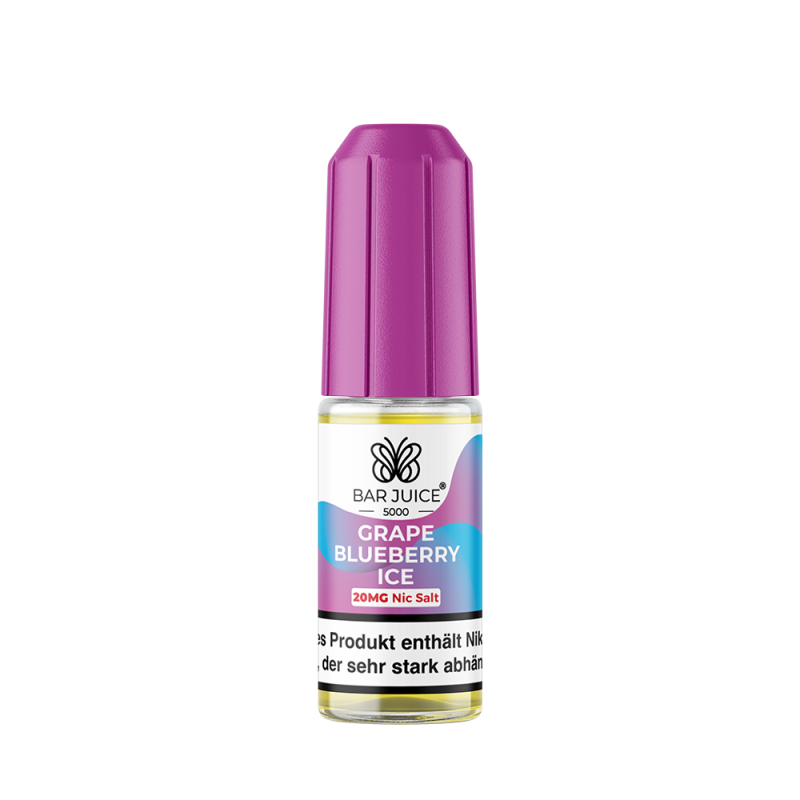 Bar Juice 5000 Nikotinsalz - Grape Blueberry Ice - Liquid 20mg 10ml