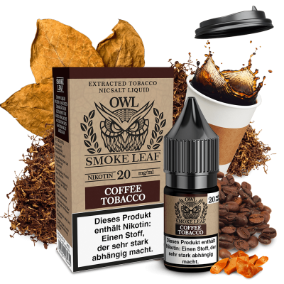 Liquid Coffee Tobacco - OWL Smoke Leaf Nikotinsalz