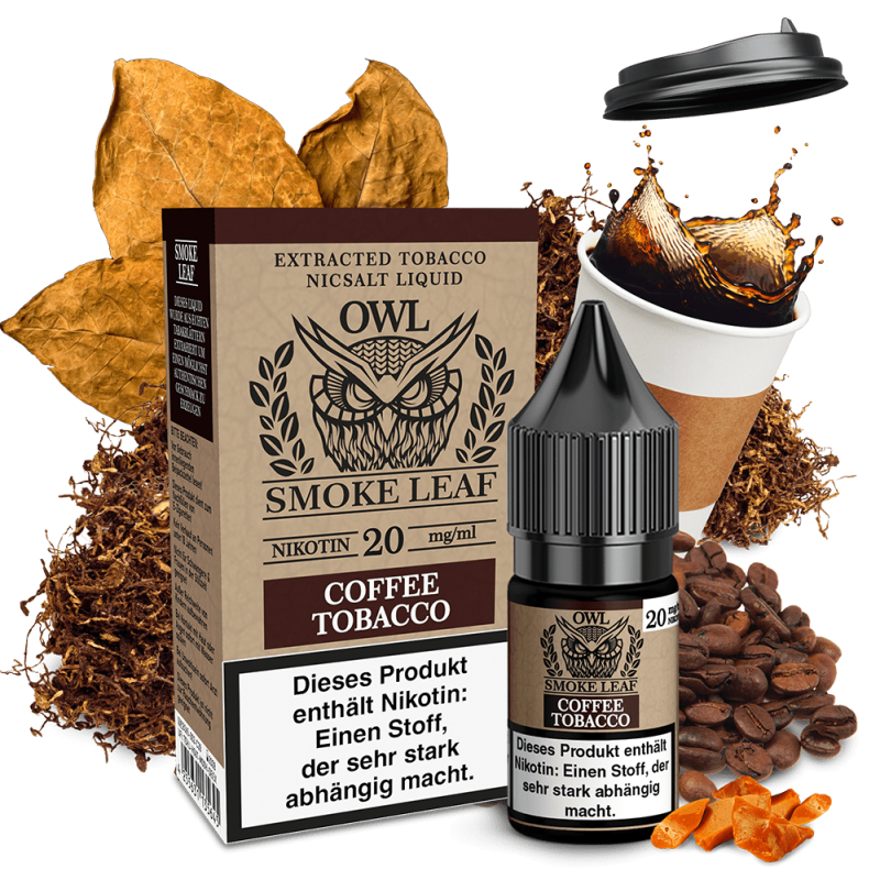 Liquid Coffee Tobacco - OWL Smoke Leaf Nikotinsalz