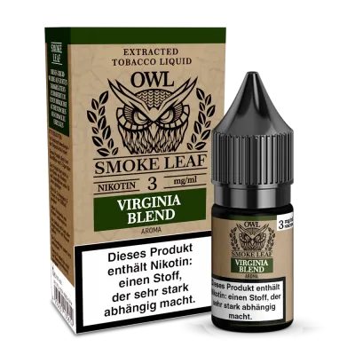 OWL Smoke Leaf Liquid - Virginia Blend Tobacco - 3mg