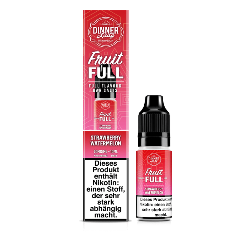 Liquid Strawberry Watermelon - Dinner Lady Fruit Full Nikotinsalz 20mg