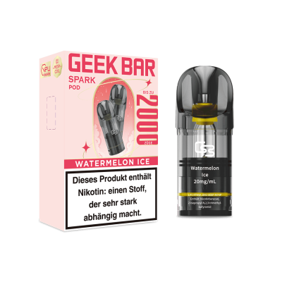 Geek Bar Spark Pod Watermelon Ice 20mg Nikotinsalz (2 ml)