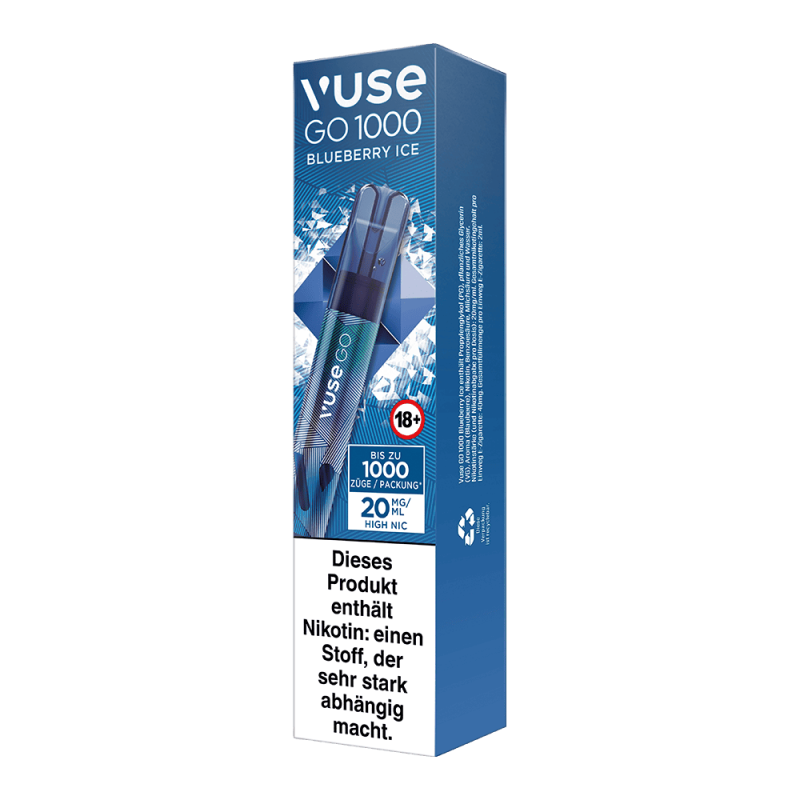 Vuse GO 1000 Blueberry Ice 20mg