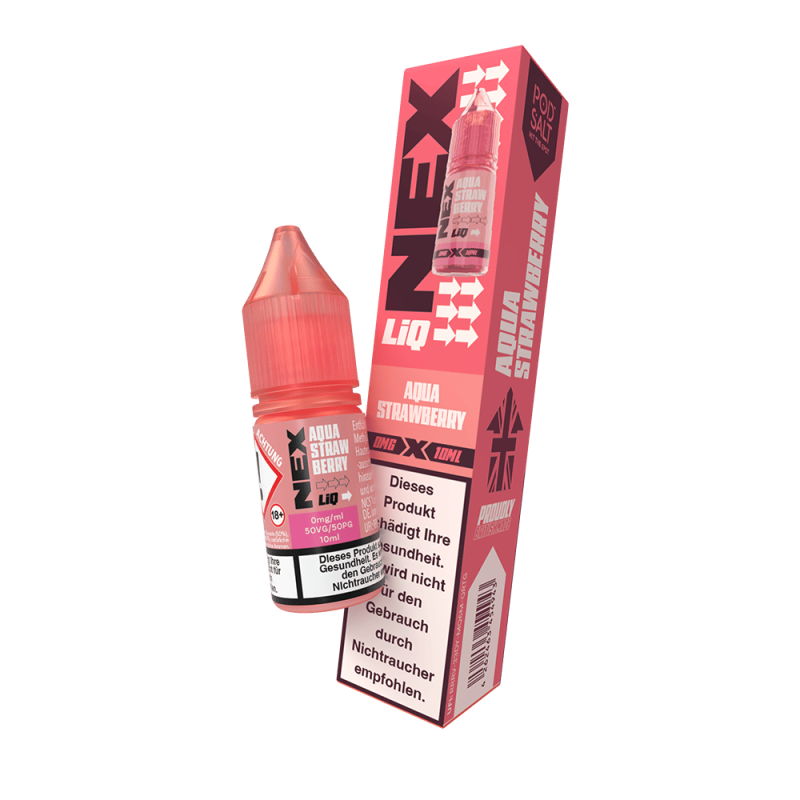 Liquid Aqua Strawberry - Nex Liq Nikotinsalz 0mg