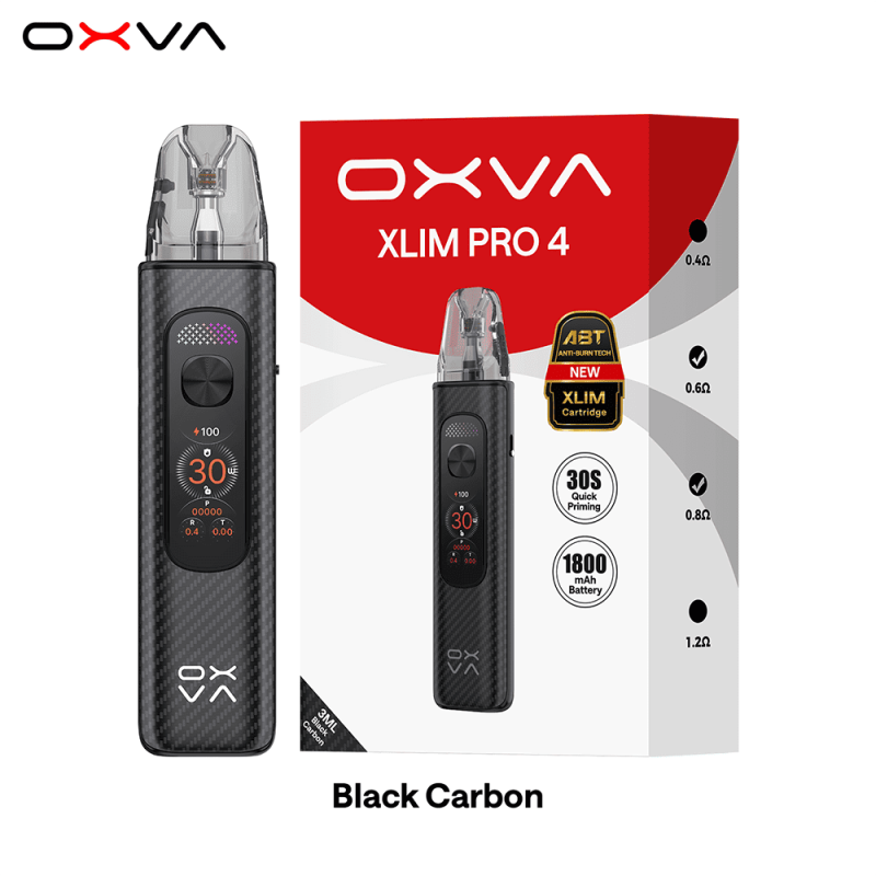 OXVA XLIM Pro 4 Black Carbon