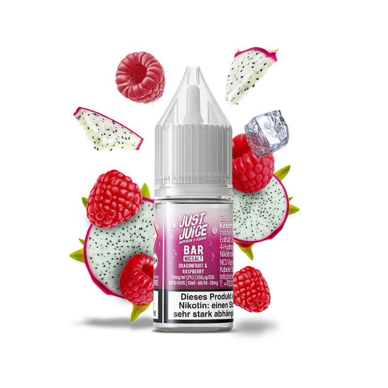 Liquid Dragonfruit & Raspberry - Just Juice Bar Nikotinsalz