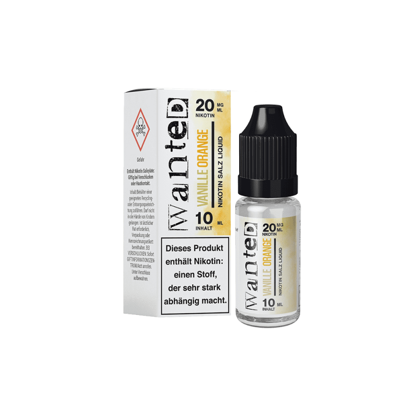 Liquid Vanille Orange - Wanted Overdosed Nikotinsalz 20mG