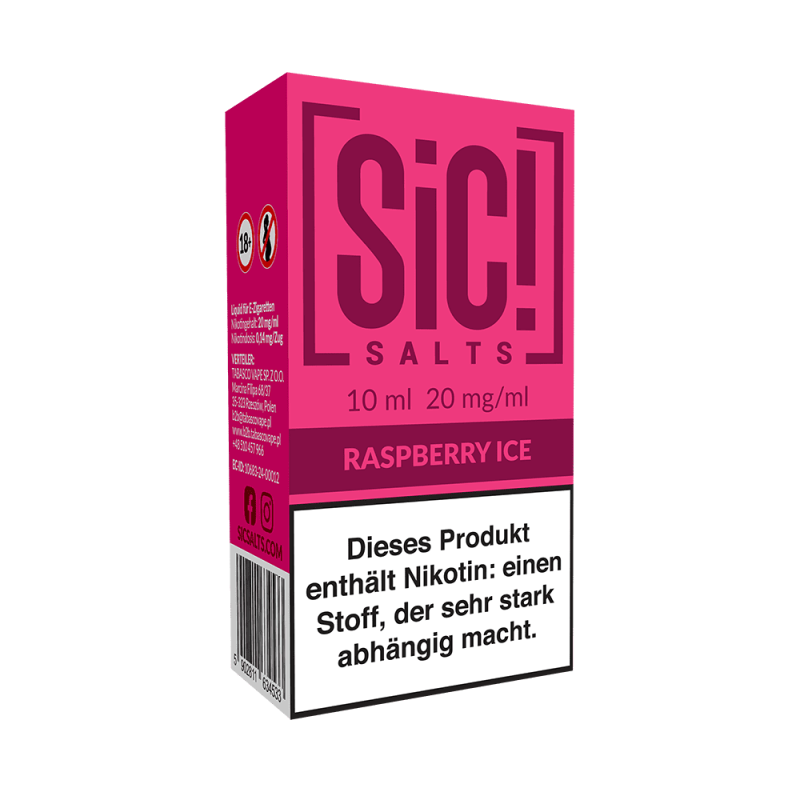 Liquid Raspberry Ice - SIC Nikotinsalz 20mg