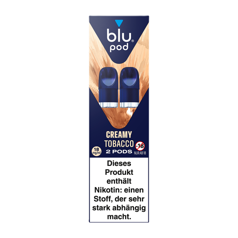 blu Pod CREAMY TOBACCO 9mg/ml (neue VPE)