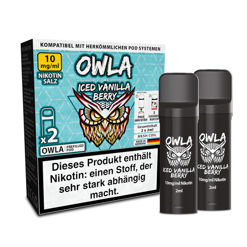 OWLA Pods - Iced Vanilla Berry - 10mg Nikotinsalz