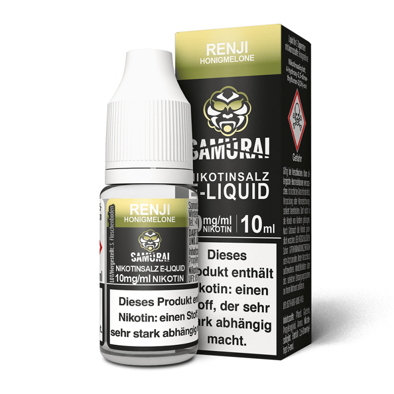 Samurai Nikotinsalz Liquid - Renji Honigmelone - 10mg
