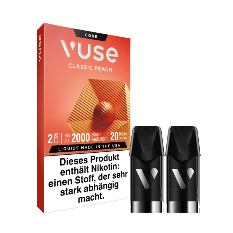 2x Vuse Pod Classic Peach Nic Salts 20mg