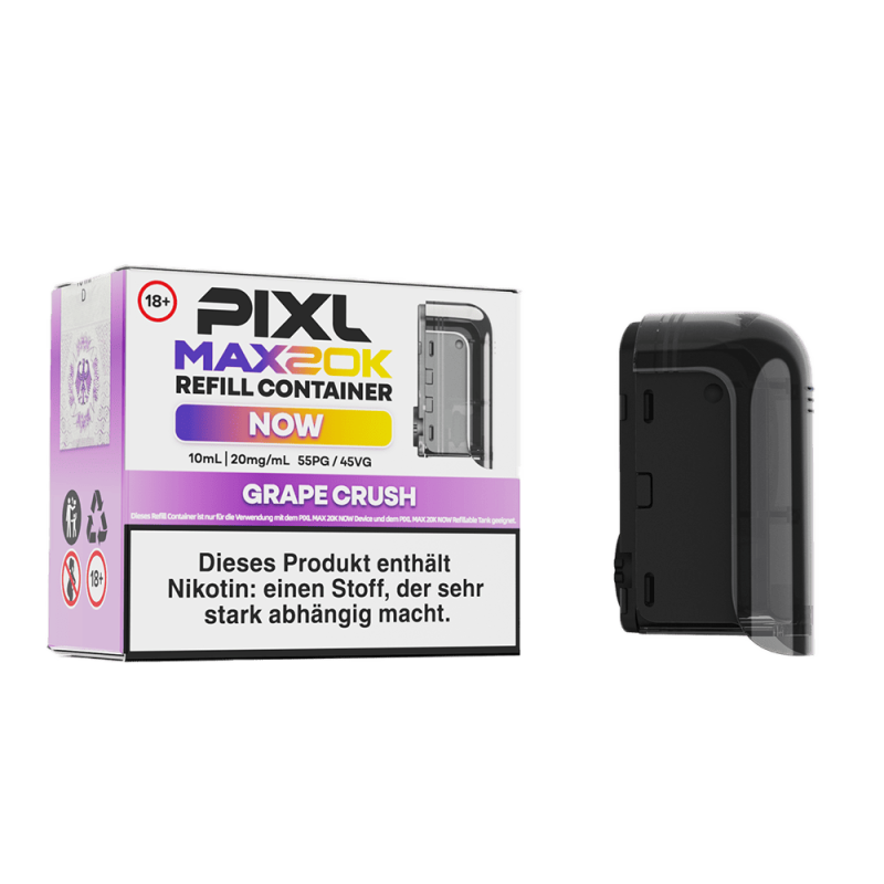 PIXL MAX 20K Grape Crush Liquid-Pod 10 ml - 20 mg Nikotinsalz