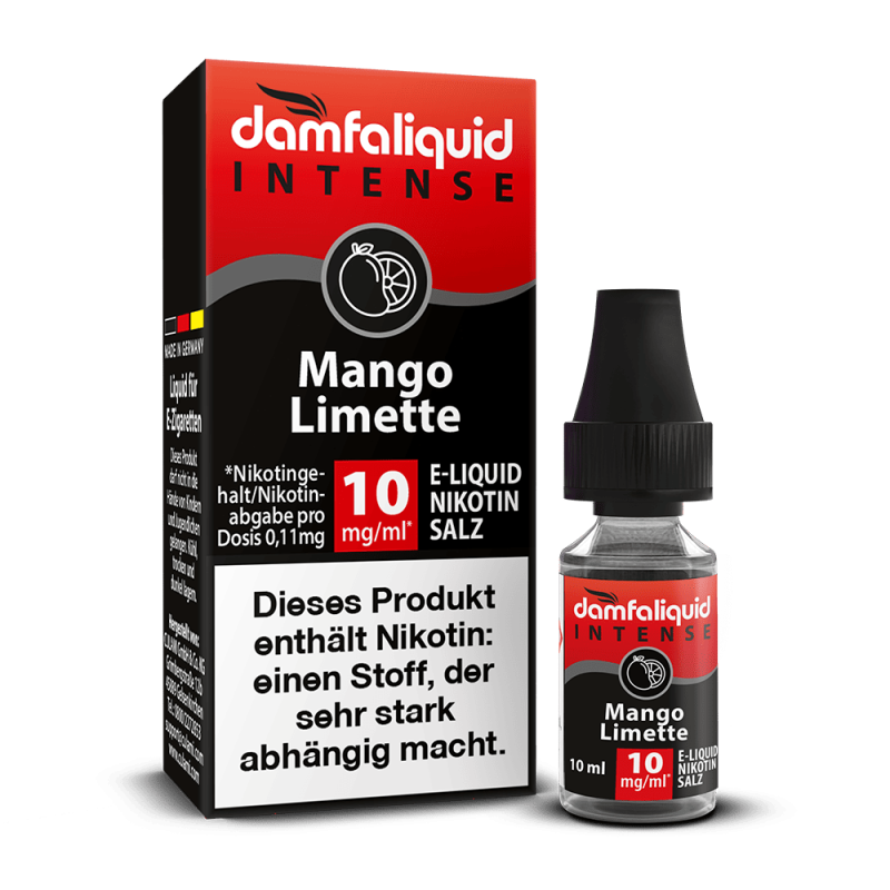damfaliquid Nikotinsalz Mango Limette INTENSE