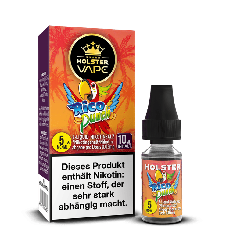 Holster Nikotinsalz - Rico Punch - Liquid 5mg