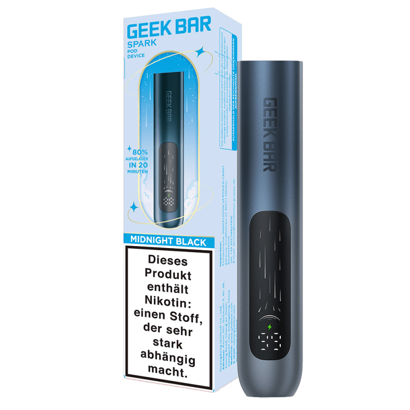 Geek Bar Spark Device Midnight Black