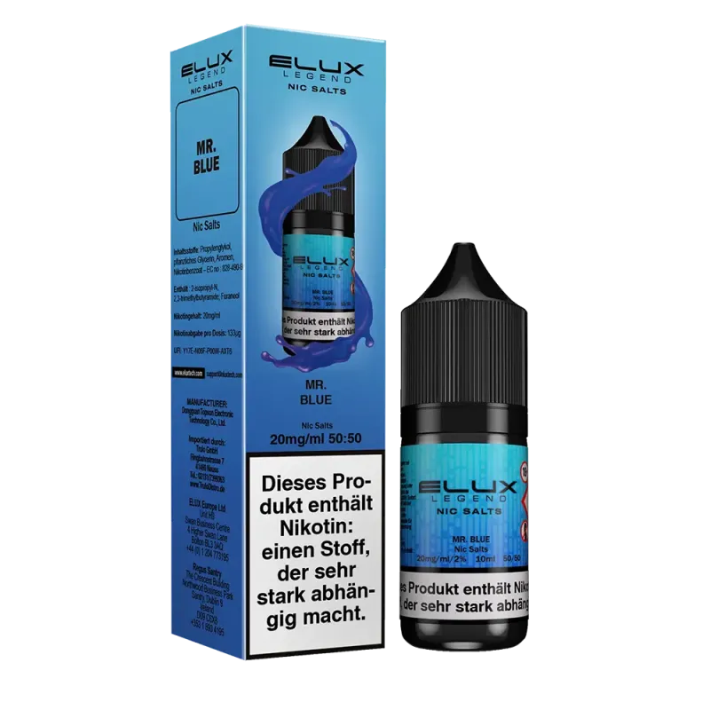 Liquid Mr. Blue - Elux Nikotinsalz 10mg